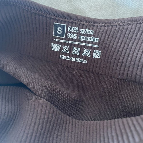 Altra Volta one-piece gym suit like new, short backless, brown, size S