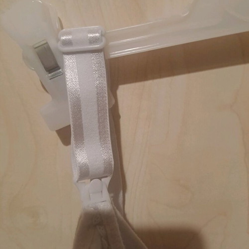 White nursing bra new