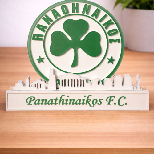 3D Printed Panathinaikos Decorative 20cm New