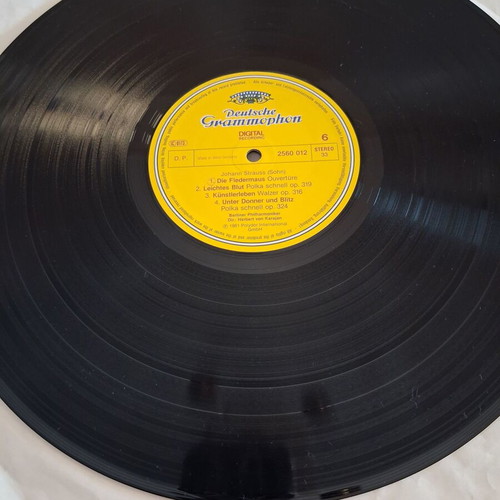 Herbert von Karajan Strauss Vinyl Record Set used, classical