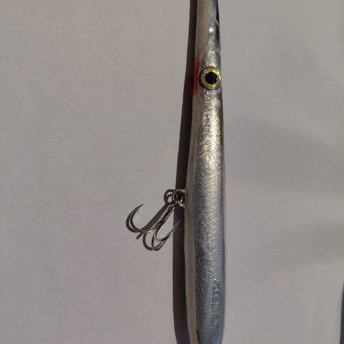 Needle lure handmade, like new, 17cm 24gr