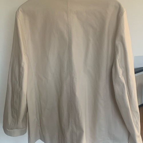 H&M women's cargo jacket made of diagonal fabric like new, beige