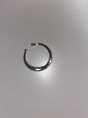 Δαχτυλίδι καινούργιο, διάμετρος 1,7 cm από ανοξείδωτο ατσάλι