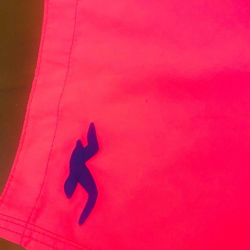 Hollister men's swim shorts, pink, size M