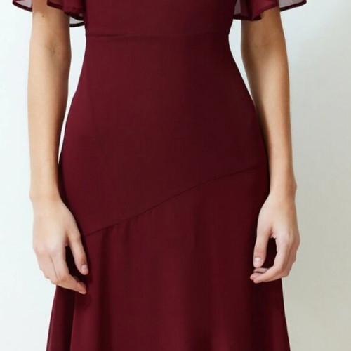 Trendyol burgundy dress size S