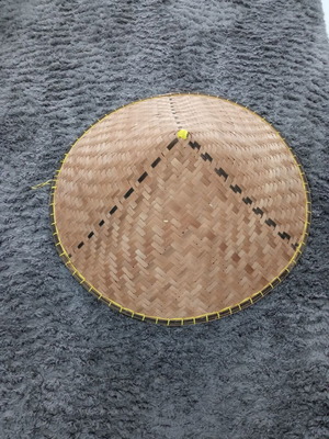 Vietnamese traditional hat used, made of bamboo