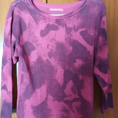 Terranova thin knitted shirt like new, pink and purple