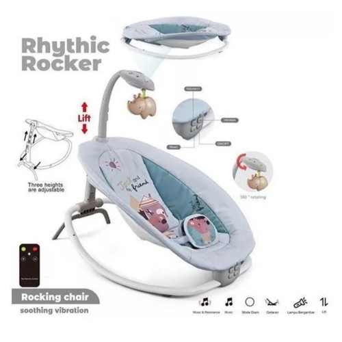 Relax Baby Electric Swing 2 in 1 with Music and Vibration