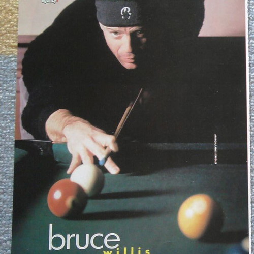 Peter Andre & Bruce Willis poster like new