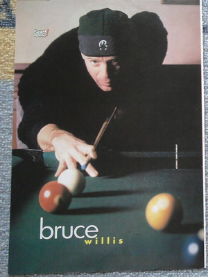 Peter Andre & Bruce Willis poster like new