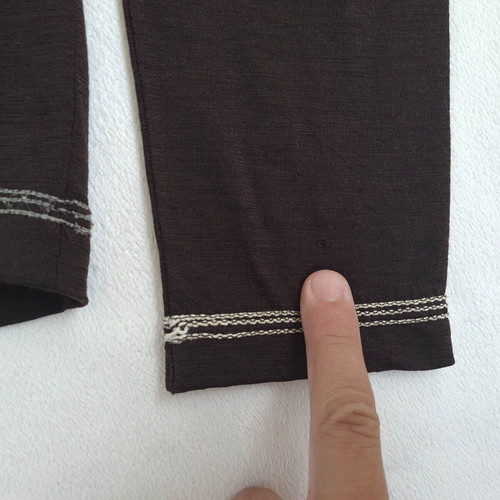 Murphy & Nye women's merino wool blouse size M, like new, brown