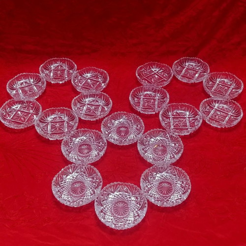 Tritschler Winterhalder Bleikristall Germany 60' set of 6 dessert spoon plates new