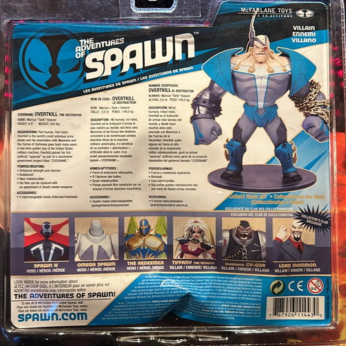 McFarlane Toys The Adventures of Spawn OverΤkill The Destroyer 2006 figure new