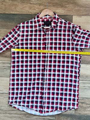 Pull & Bear cotton shirt Large like new, multicolored