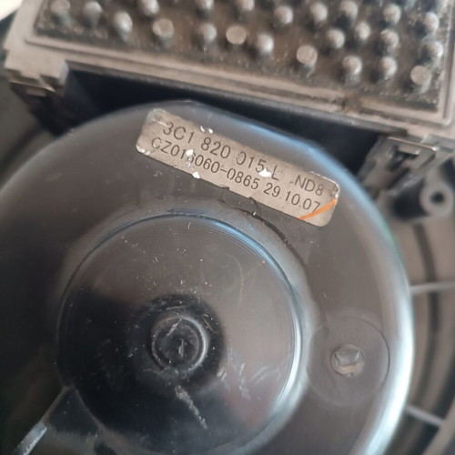 Heater motor with resistor for Group VAG '05-'10 like new, code 3C1820015L