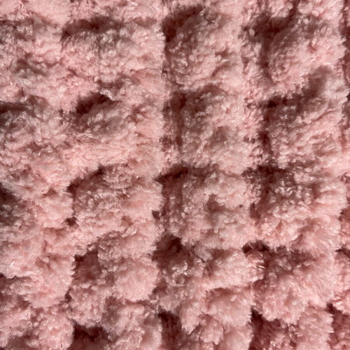 Pink handmade knitted shawl 1.20 × 1.20 like new