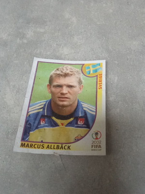 Χαρτάκι αυτοκόλλητο Panini Korea Japan Marcus Allbäck 455 Mundial 2002 μεταχειρισμένο, δεκαετίας 2000