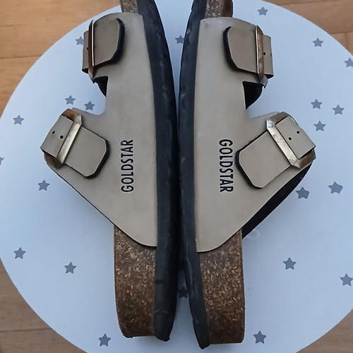 Goldstar beige women's anatomical sandals size 38 used