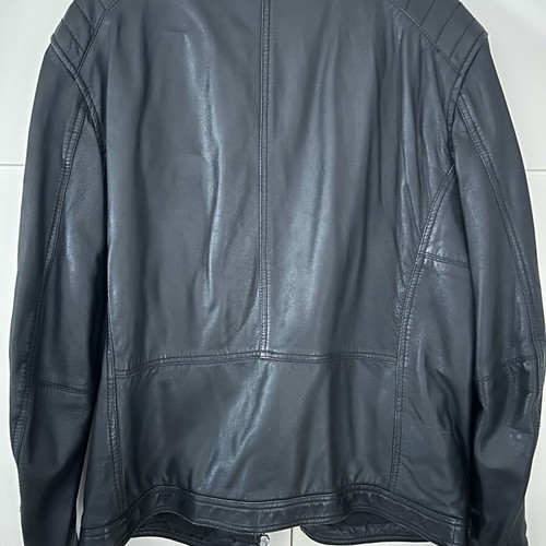 Leather jacket men's like new, size XL