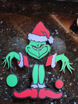 Grinch new decoration for tree or wall