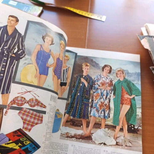 Fashion magazines used 1950-1960 for collectors