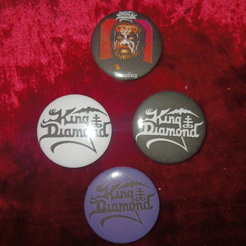 King Diamond badge new, size 3.2cm