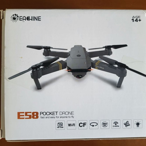 Eachine E58 FPV 2.4 GHz Kids Drone with 720p Camera like new