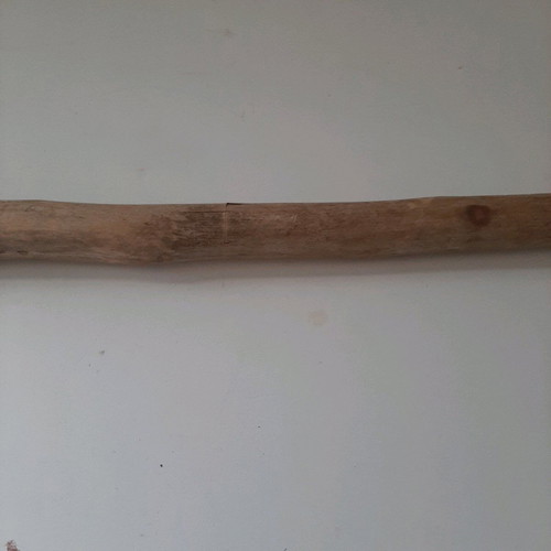 Walking stick 100 years old used, handmade from cornel wood