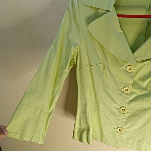 aTAXIa blazer jacket in light green, size small, like new