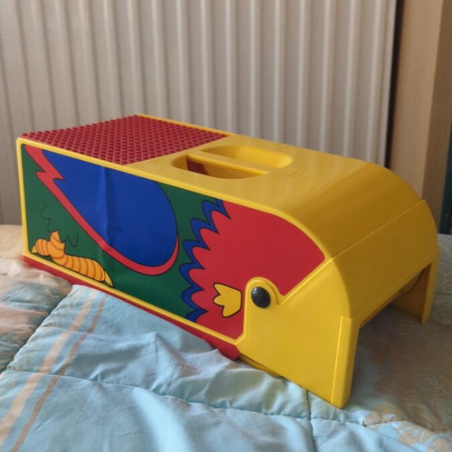 Duplo Red Brick Lego 6840 Parrot Vacuum used 1991