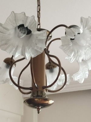 Vintage Brass Chandelier 6-light | Aristocratic Design | Custom Order