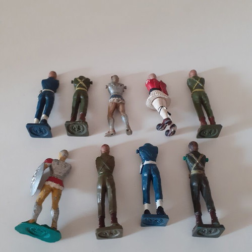 Athena figures used, set of nine
