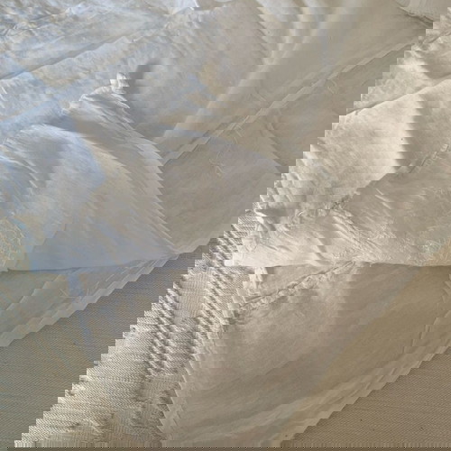 White cotton Saral Art of India shirt like new, size L