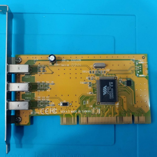 Firewire card E221226 (VIA VT6306) PCI 3 port like new