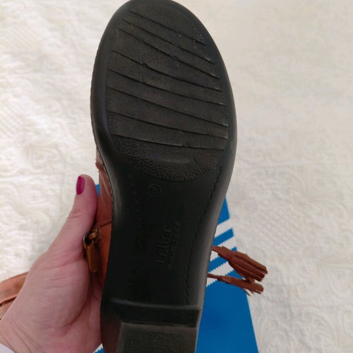 Hotter leather ankle boots used, brown, size 39