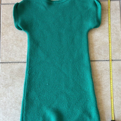 Benetton kids dress green like new, size 152 cm