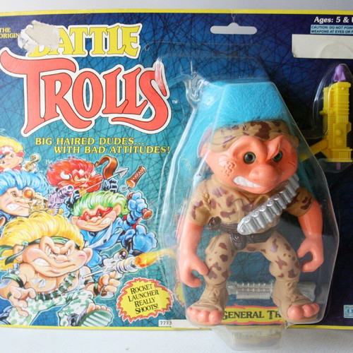 Battle Trolls General Troll figure Hasbro sealed vintage 1993 new