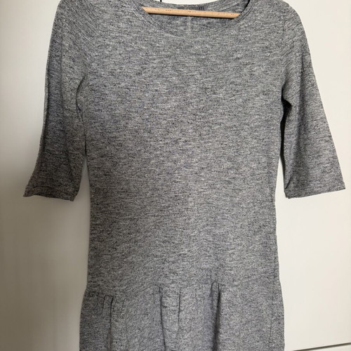 Bershka gray blouse with ruffles size M used