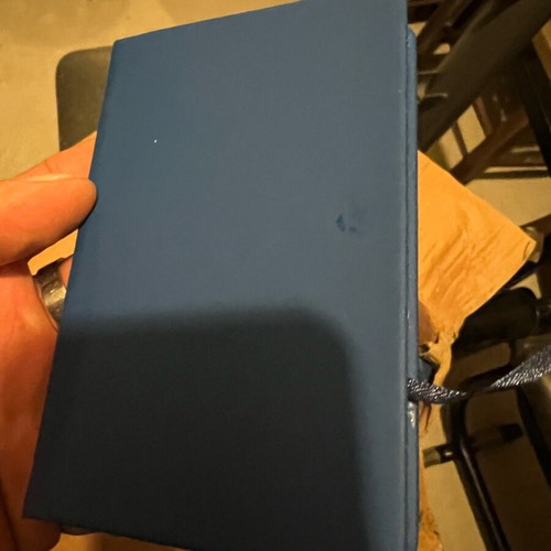 Business notebook agenda with clasp new, blue
