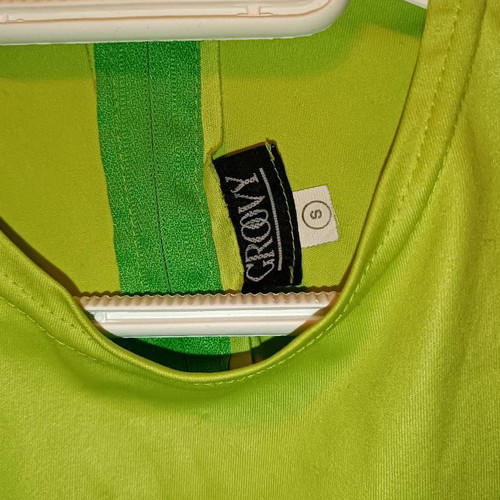 Groovy dress used, size S, green