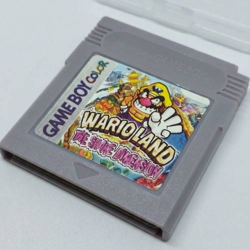 Wario Land The Shake Dimension Game Boy Color cartridge like new