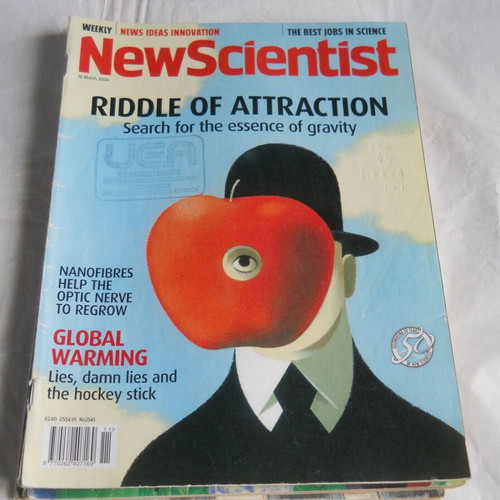New Scientist magazine 18 March 2006 used