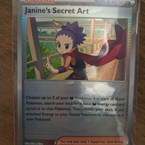 Janine's Secret Art Pokeball like new - Prismatic evolutions