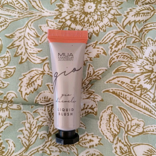 MUA × gio dreveli liquid blush shade Aleko new