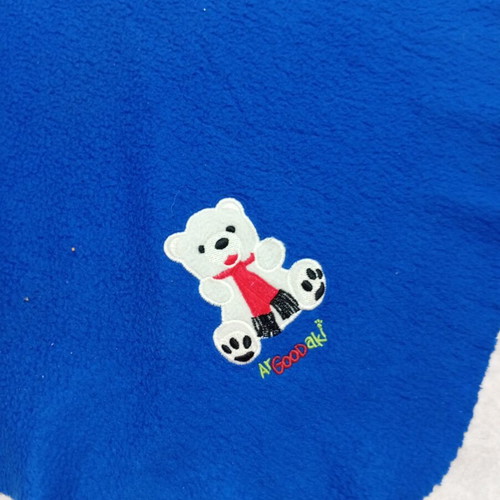 Children's fleece blanket, blue, 1.70x1.20 m