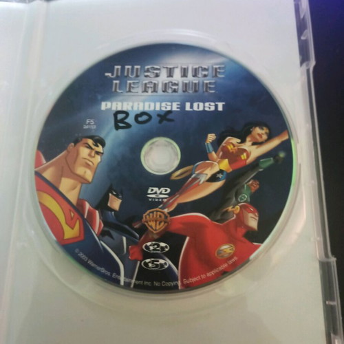 Justice League Paradise Lost DVD in good condition, action, animated, subtitles