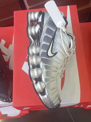 Nike Shox athletic shoes new, black and red