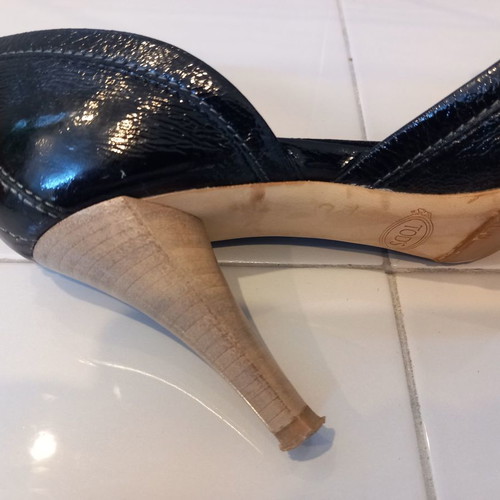 Tod's black pumps used, size 37