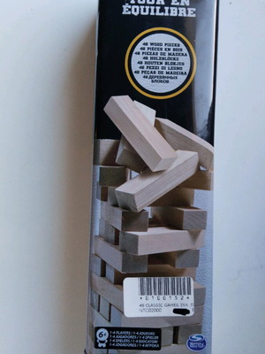 Jumbling Tower board game blocks like new