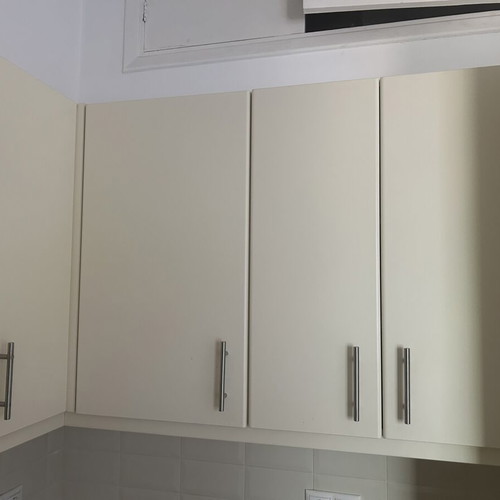 Kitchen cabinets and countertop with sink and faucet like new